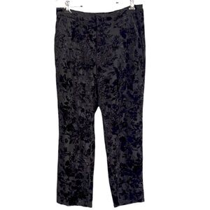 Zara Basic Velvet Detail Pants NWT Size M